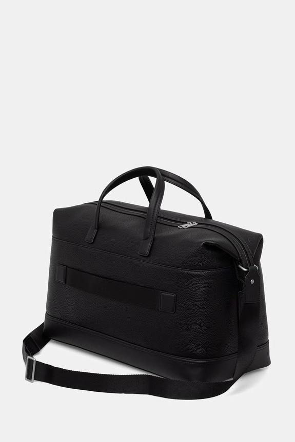 Akcesoria Tommy Hilfiger torba podróżna męska z imitacji skóry AM0AM14436 czarny