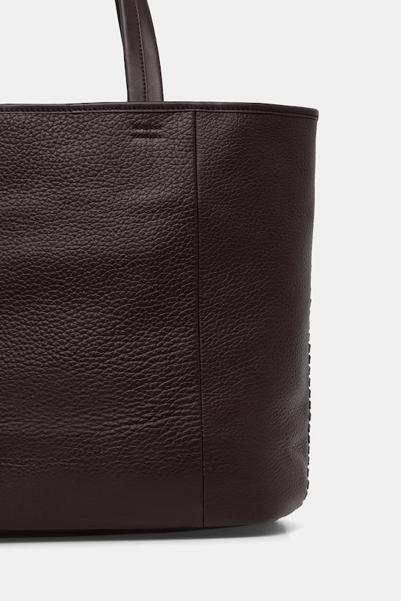 Akcesoria Tommy Hilfiger torba męska skórzana AM0AM14464 brązowy