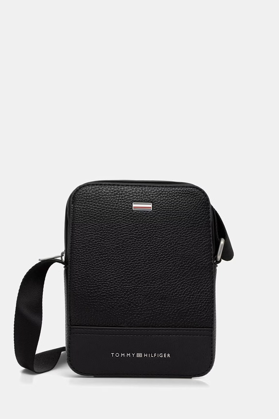 Tommy Hilfiger saszetka męska z imitacji skóry czarny AM0AM14433