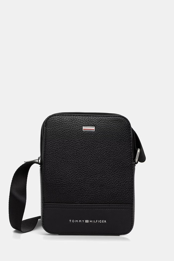 Tommy Hilfiger saszetka męska z imitacji skóry czarny AM0AM14433