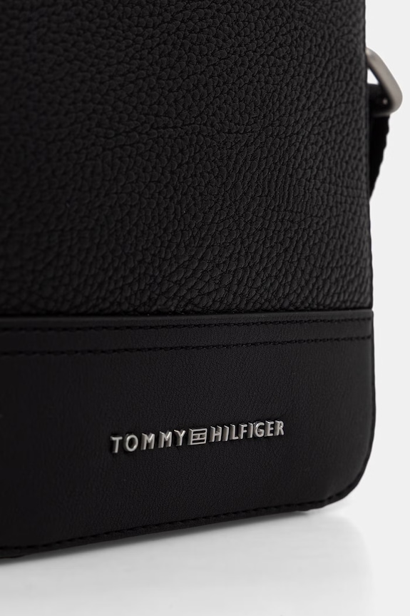 Tommy Hilfiger saszetka męska z imitacji skóry czarny AM0AM14433