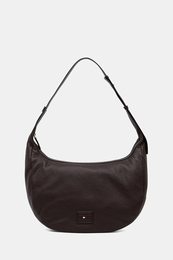 Tommy Hilfiger torba męska skórzana brązowy AM0AM14426