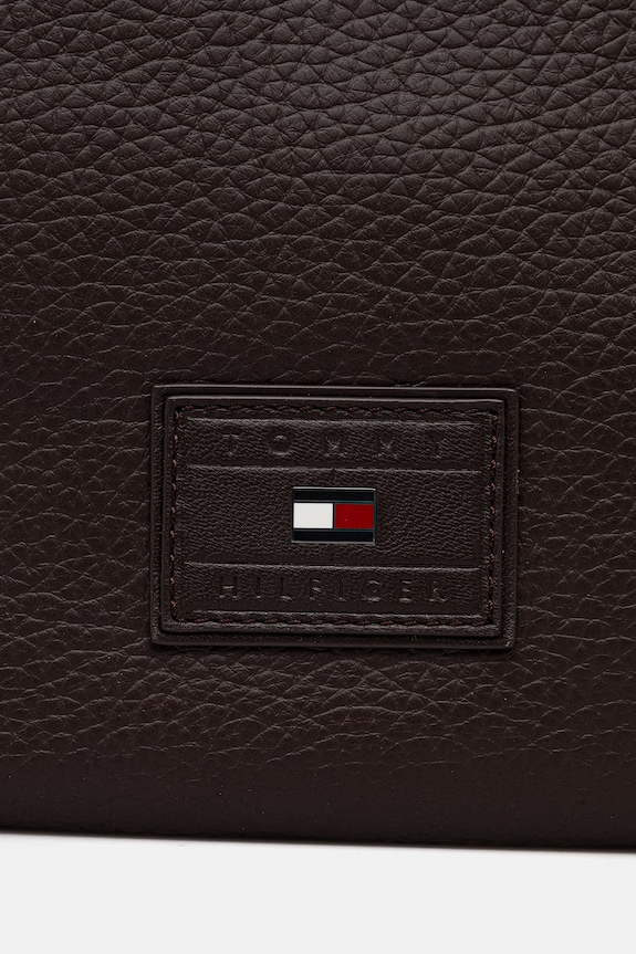 Akcesoria Tommy Hilfiger torba męska skórzana AM0AM14426 brązowy