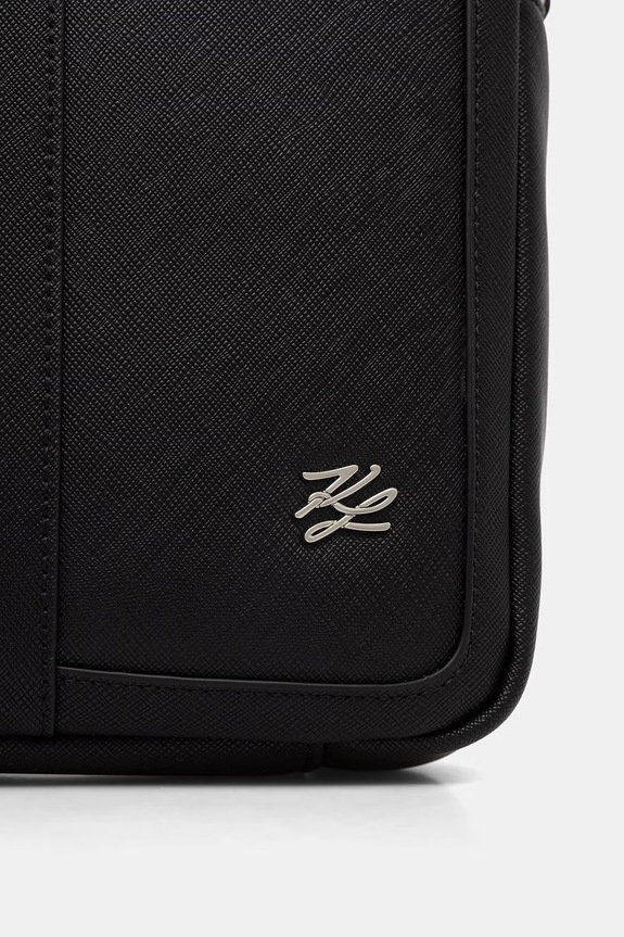 Karl Lagerfeld torba za muškarce K/AUTOGRAPH crna B3M30261