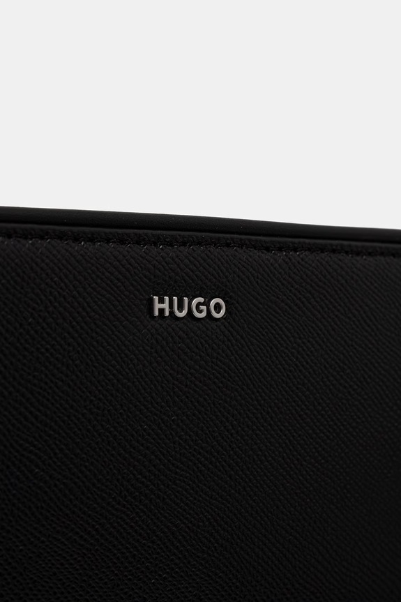 HUGO saszetka męska skórzana GO-BAG CROSSOVER czarny 50569846
