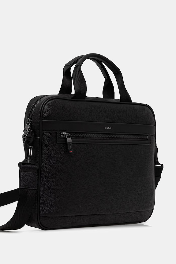 HUGO torba na laptopa męska HUKE_DOC CASE 50568366 czarny AW26