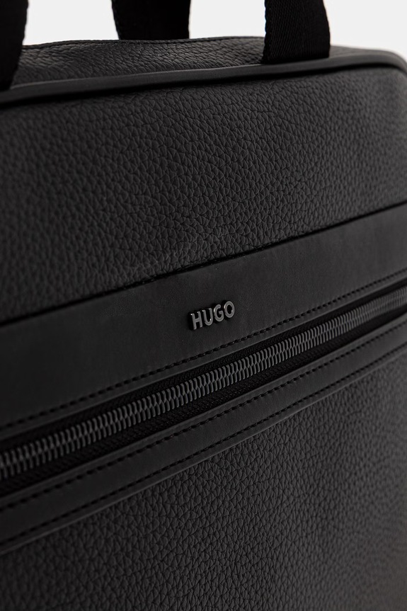 HUGO torba na laptopa męska HUKE_DOC CASE czarny 50568366