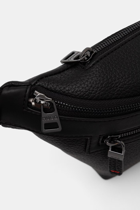 HUGO nerka męska HUKE_BUMBAG czarny 50568365