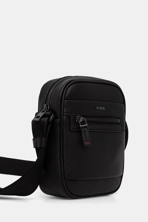 HUGO saszetka męska HUKE_NS Zip 50568353 czarny AW26