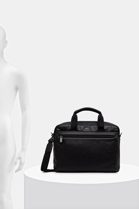 BOSS torba za laptop za muškarce od imitacije kože Jace_Doc Case 50567865