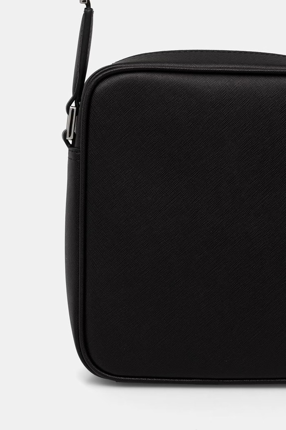 Αξεσουάρ BOSS φάκελος ανδρικός δερμάτινος Northon_NS Zip 50567390 μαύρο