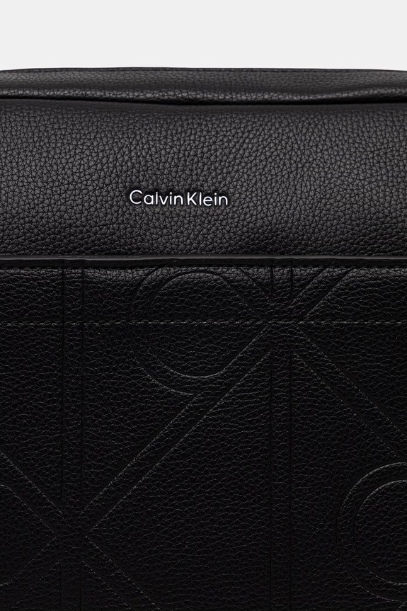 Akcesoria Calvin Klein torba męska z imitacji skóry LV04D3526G czarny