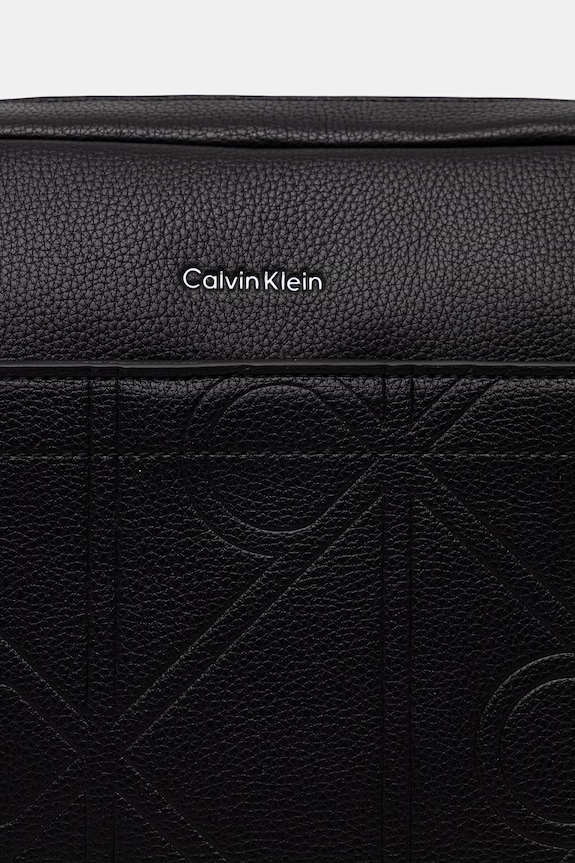 Akcesoria Calvin Klein torba męska z imitacji skóry LV04D3526G czarny