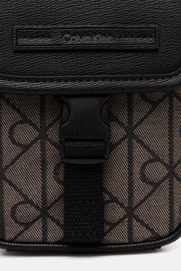 Akcesoria Calvin Klein saszetka męska LV04D3527G brązowy