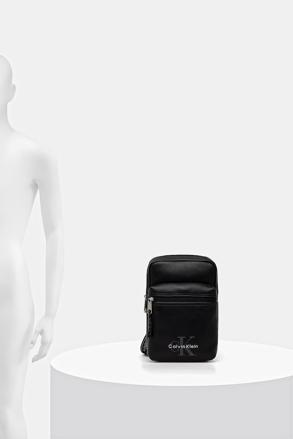 Calvin Klein saszetka męska z imitacji skóry LV04D3449G