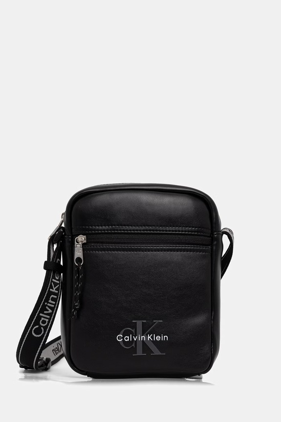 Calvin Klein saszetka męska czarny LV04D3418G
