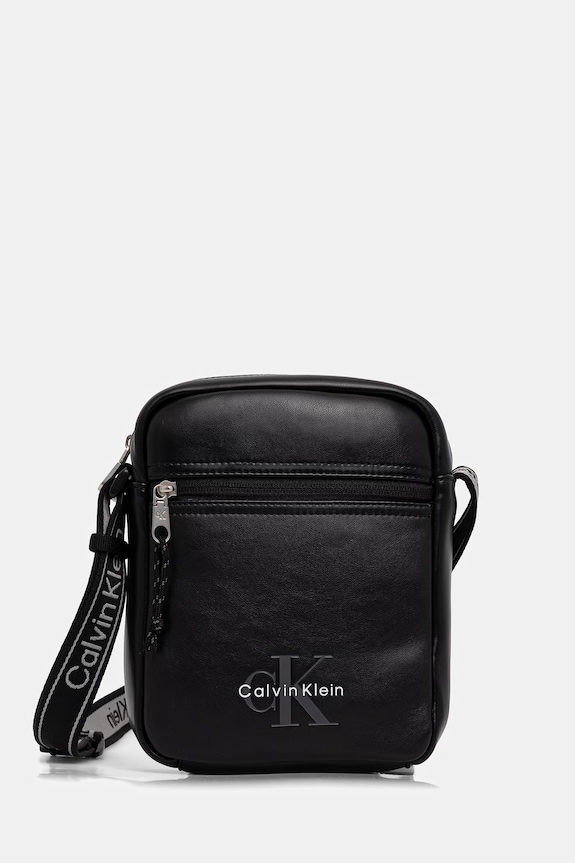 Calvin Klein saszetka męska czarny LV04D3418G