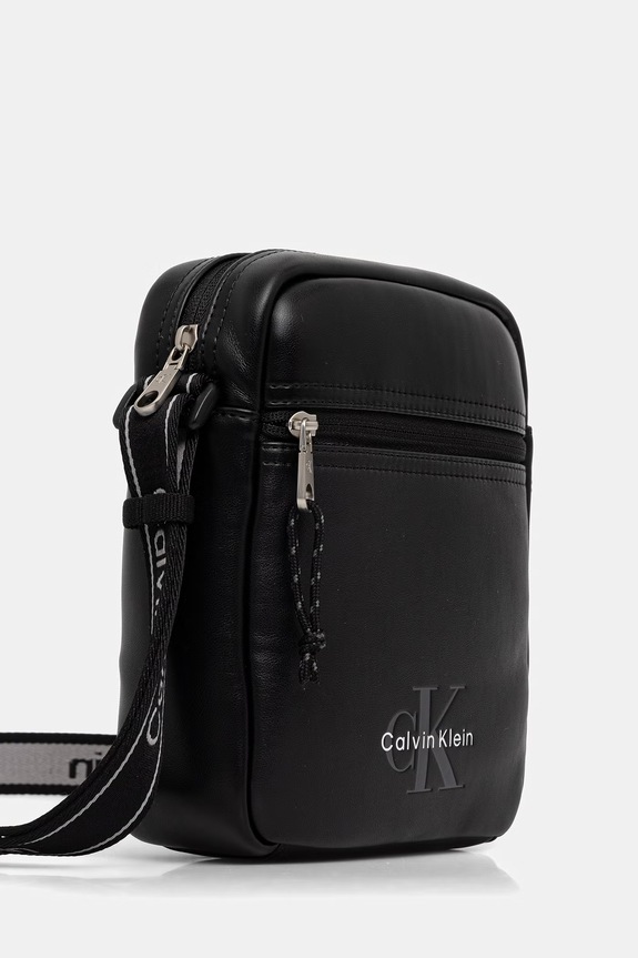Calvin Klein saszetka męska LV04D3418G czarny AW26