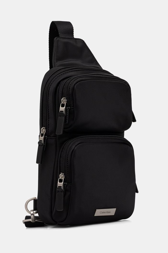 Calvin Klein saszetka męska LV04D3377G czarny AW26