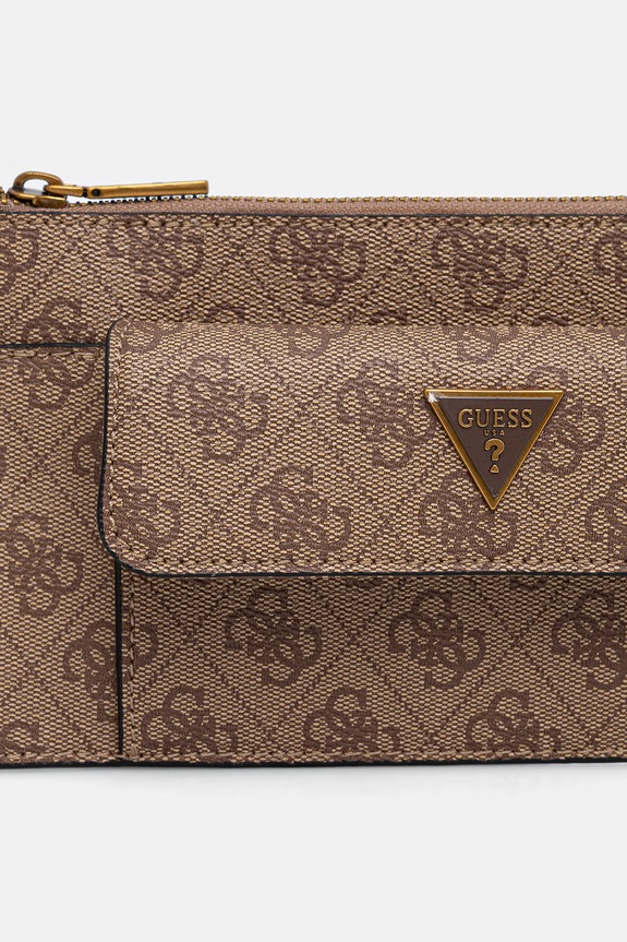 Guess mala torba za muškarce od imitacije kože MILANO bež HMMILO.P6391