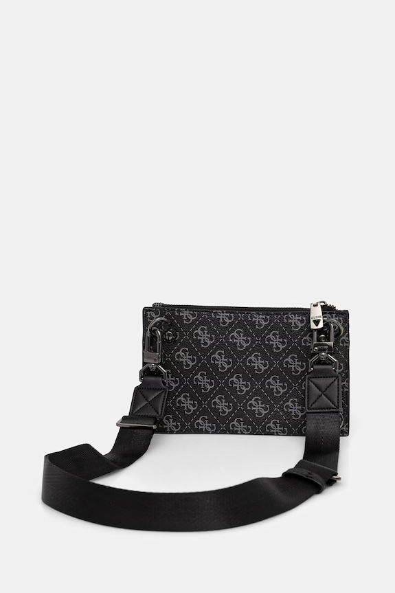 Dodaci Guess mala torba za muškarce od imitacije kože MILANO HMMILO.P6391 crna