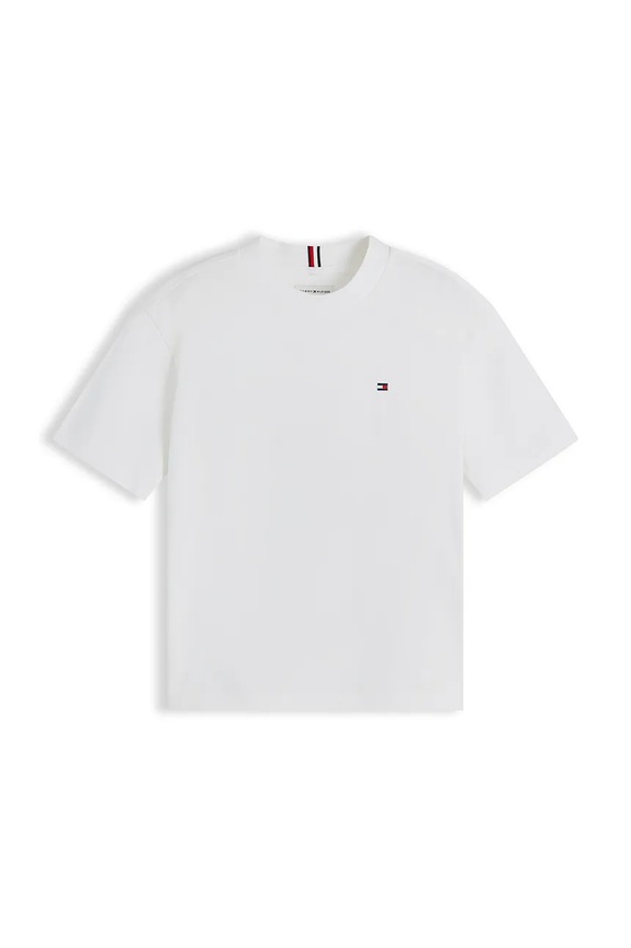 Tommy Hilfiger T-shirt dziecięcy bawełniany KB0KB10547.80.122.9BY2 biały AW26