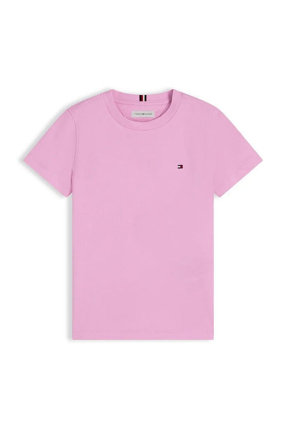 Tommy Hilfiger tričko dětské bavlněné KB0KB06879.104.122.9BY2 růžová AW26