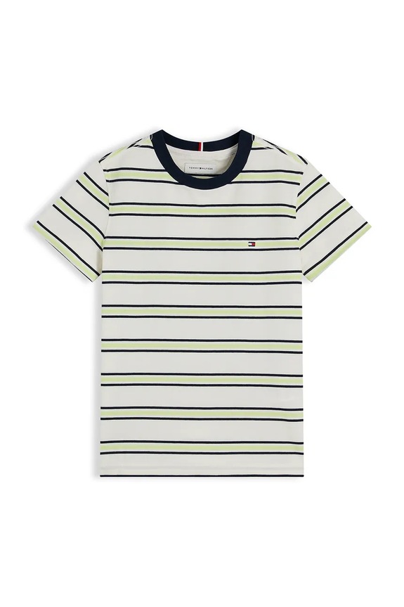 Tommy Hilfiger tričko detské bavlnené KB0KB06879.128.176.9BY2 biela AW26