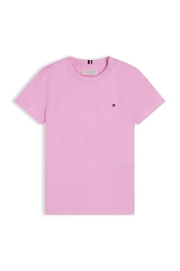 Tommy Hilfiger tričko detské bavlnené KB0KB06879.128.176.9BY2 ružová AW26