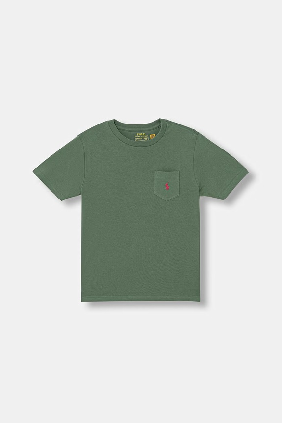Polo Ralph Lauren majica za djecu od pamuka zelena 323970333507