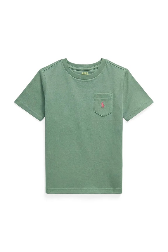 Polo Ralph Lauren kratka majica otroška bombažna zelena 322970333503
