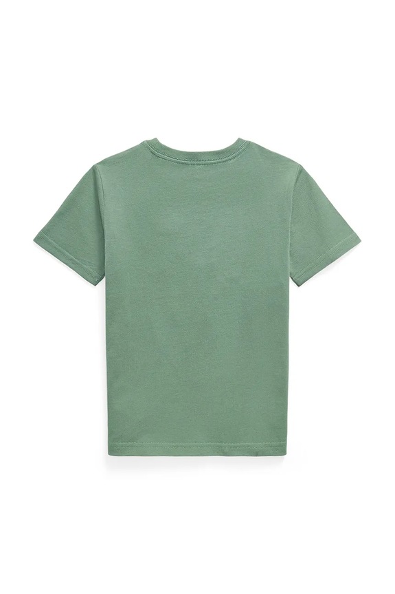 Polo Ralph Lauren kratka majica otroška bombažna 322970333503 zelena AW26