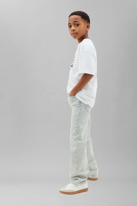 Calvin Klein Jeans tričko dětské bavlněné bílá LVCKTJA44B.128.176.9BY2