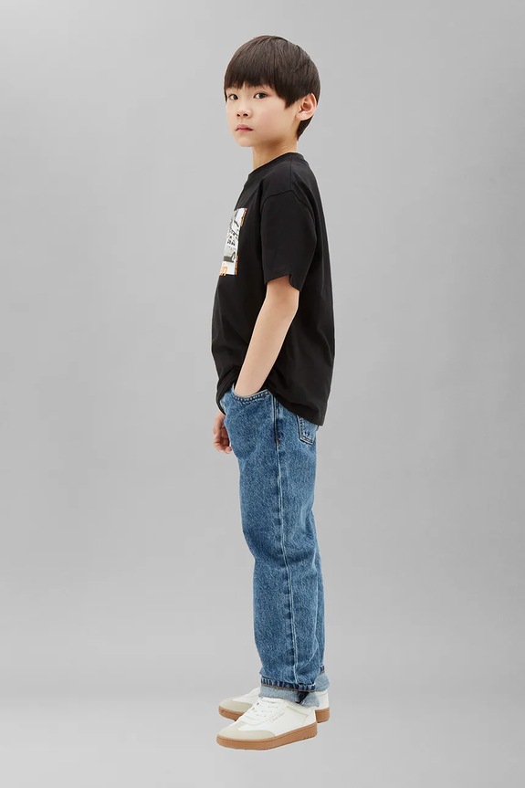 Calvin Klein Jeans tričko dětské bavlněné černá LVCKTJA44B.128.176.9BY2