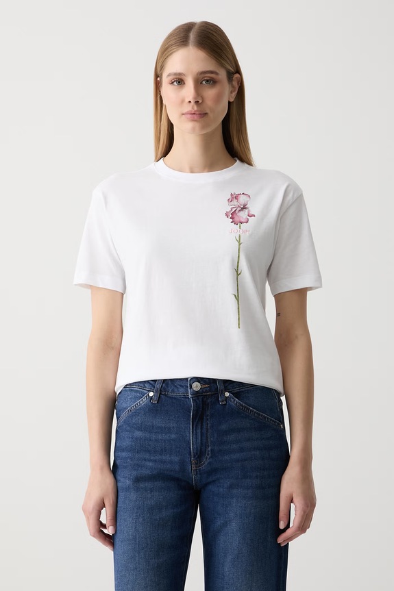 Joop! T-shirt damski bawełniany biały 30103768