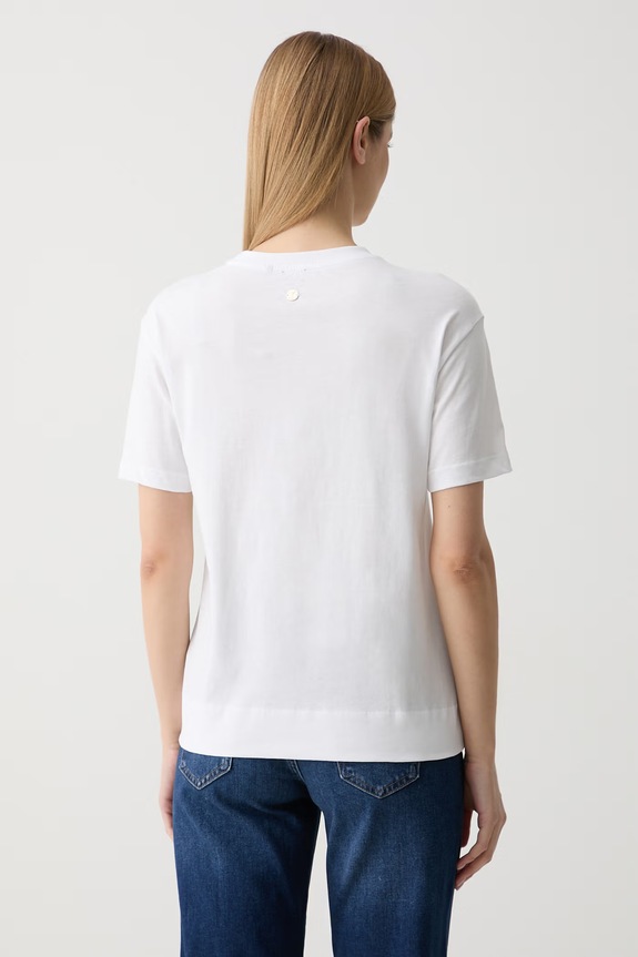 Odzież Joop! T-shirt damski bawełniany 30103768 biały