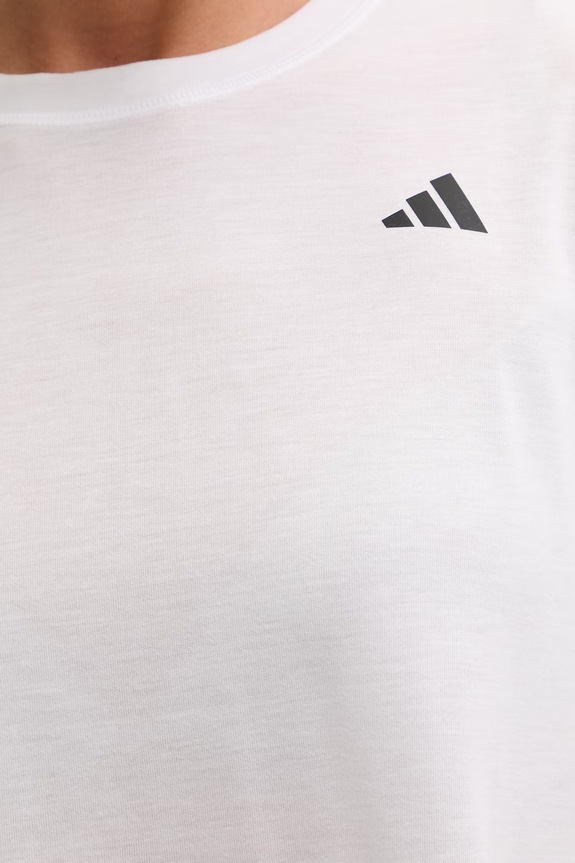 adidas Performance T-shirt sportowy damski z wiskozą WORKOUT ESSENTIALS JC9556 biały