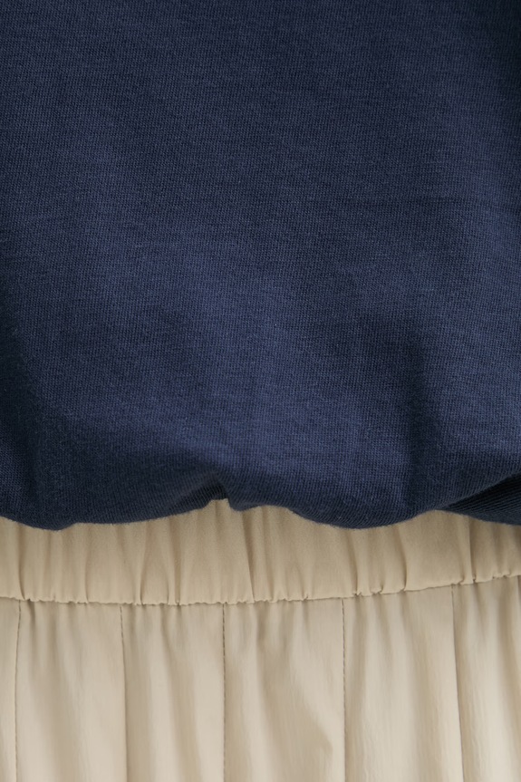 rag & bone top pentru femei, din bumbac Mica RE9D26PT3MW bleumarin