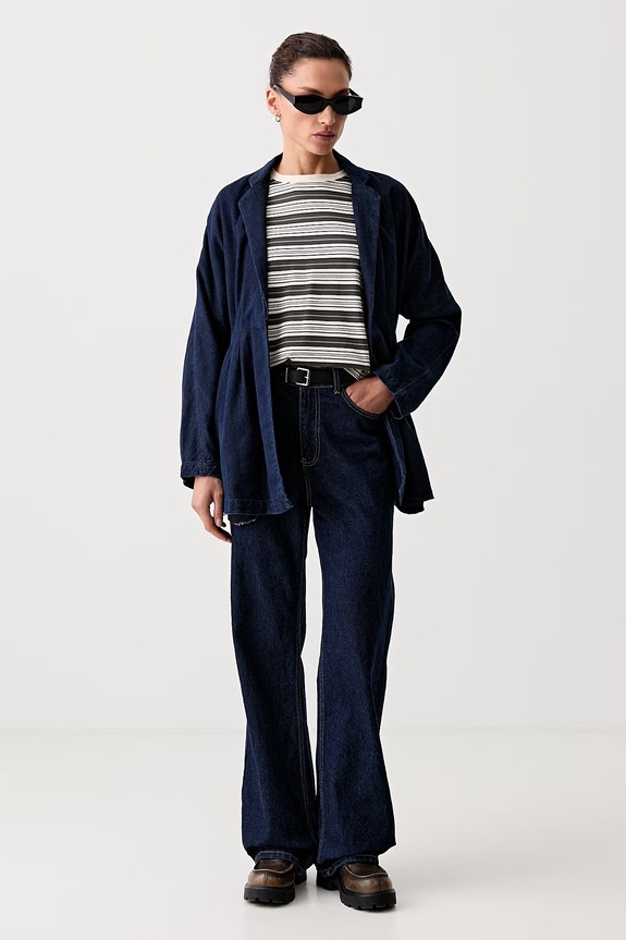 rag & bone T-shirt damski bawełniany Kelly RE8725FT3KW zielony AW26