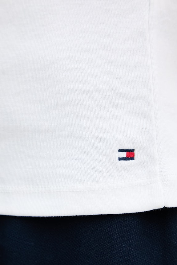 Tommy Hilfiger T-shirt damski bawełniany WW0WW50942 biały