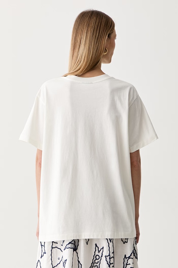 Odzież Farm Rio T-shirt damski bawełniany 356416 beżowy