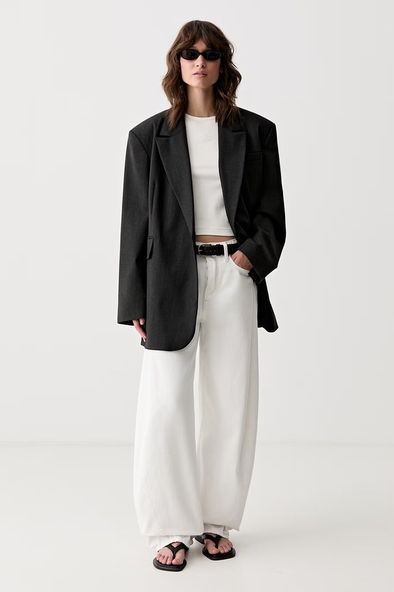 adidas crop top damski z bawełną KS7838 beżowy AW26