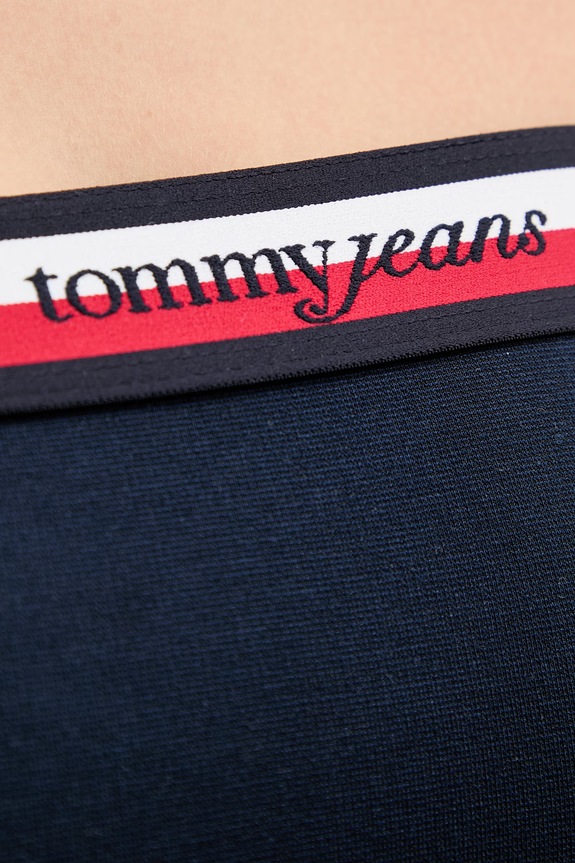 Tommy Jeans top za žene s viskozom DW0DW23139 mornarsko plava