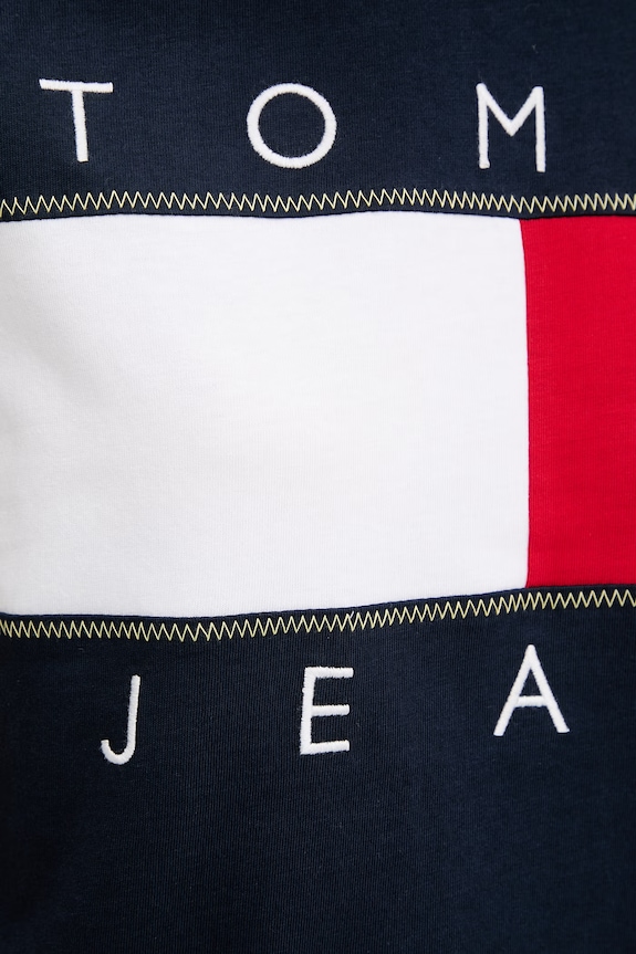 Tommy Jeans tričko dámske bavlnené DW0DW22818 tmavomodrá
