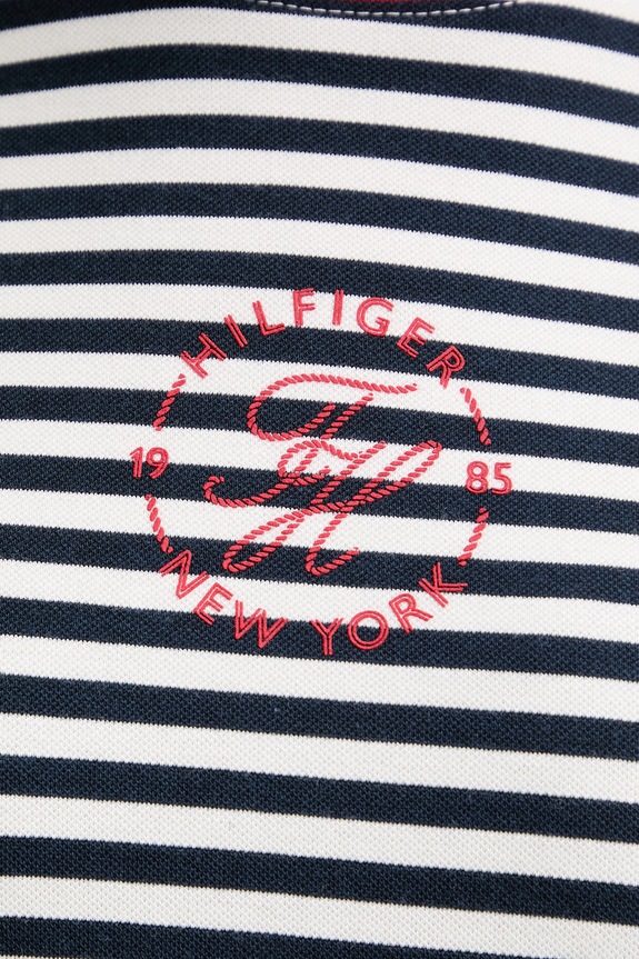 Tommy Hilfiger t-shirt γυναικείο με lyocell WW0WW50032 σκούρο μπλε