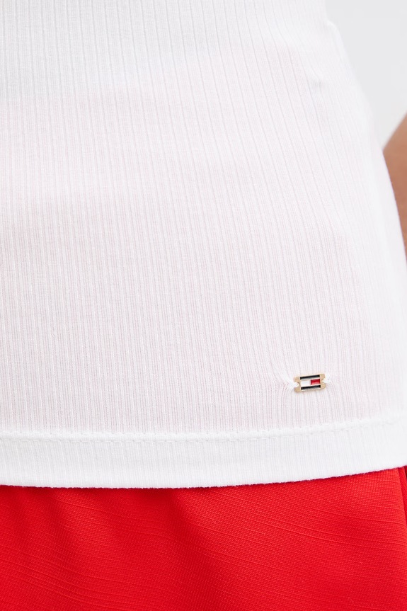 Tommy Hilfiger top damski z wiskozą WW0WW52112
