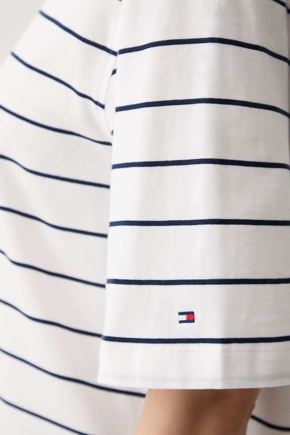 Tommy Hilfiger tričko dámske bavlnené WW0WW50948 biela