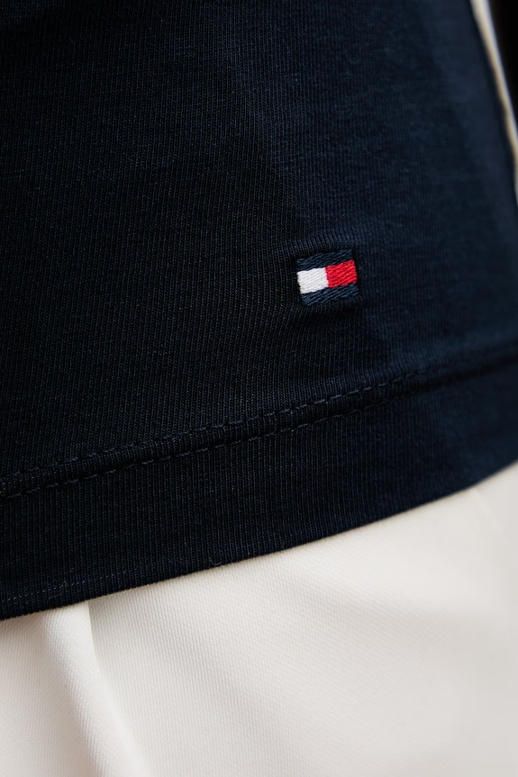 Tommy Hilfiger top ženski bombažni z elastanom WW0WW50947