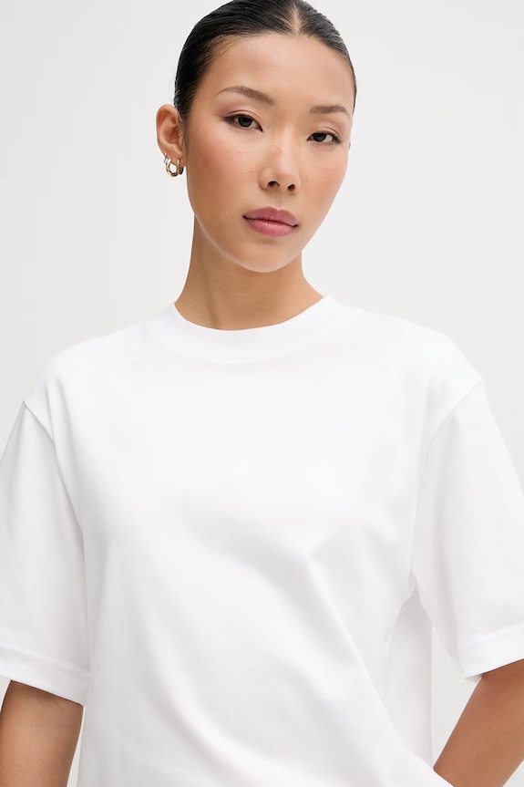 Marc O'Polo T-shirt damski bawełniany biały 5000014462