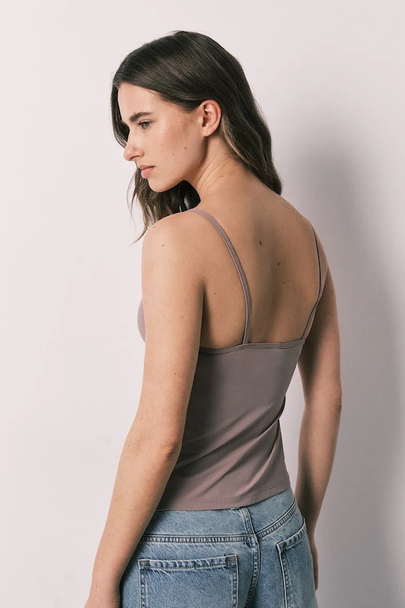 women'secret top damski 4023427 brązowy AW26